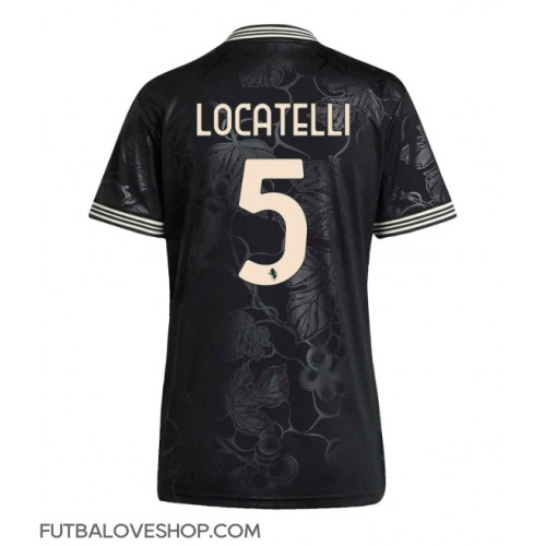 Dres Juventus Manuel Locatelli #5 Tretina pre Ženy 2025-26 Krátky Rukáv